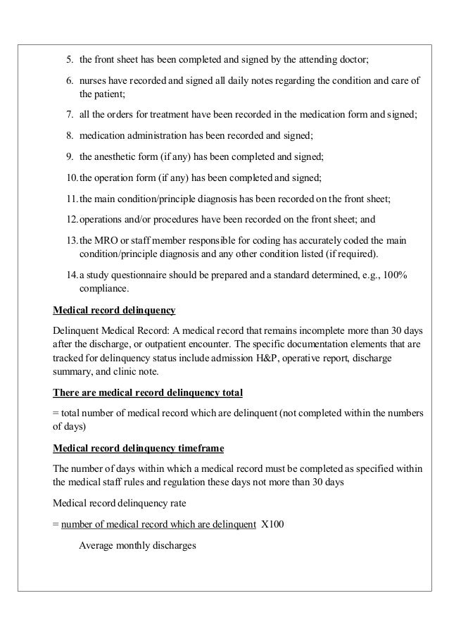 medical record medical recording chart