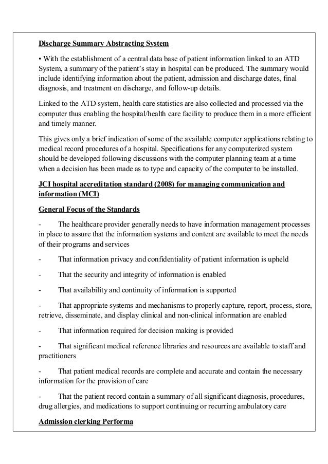 Medical record Medical record