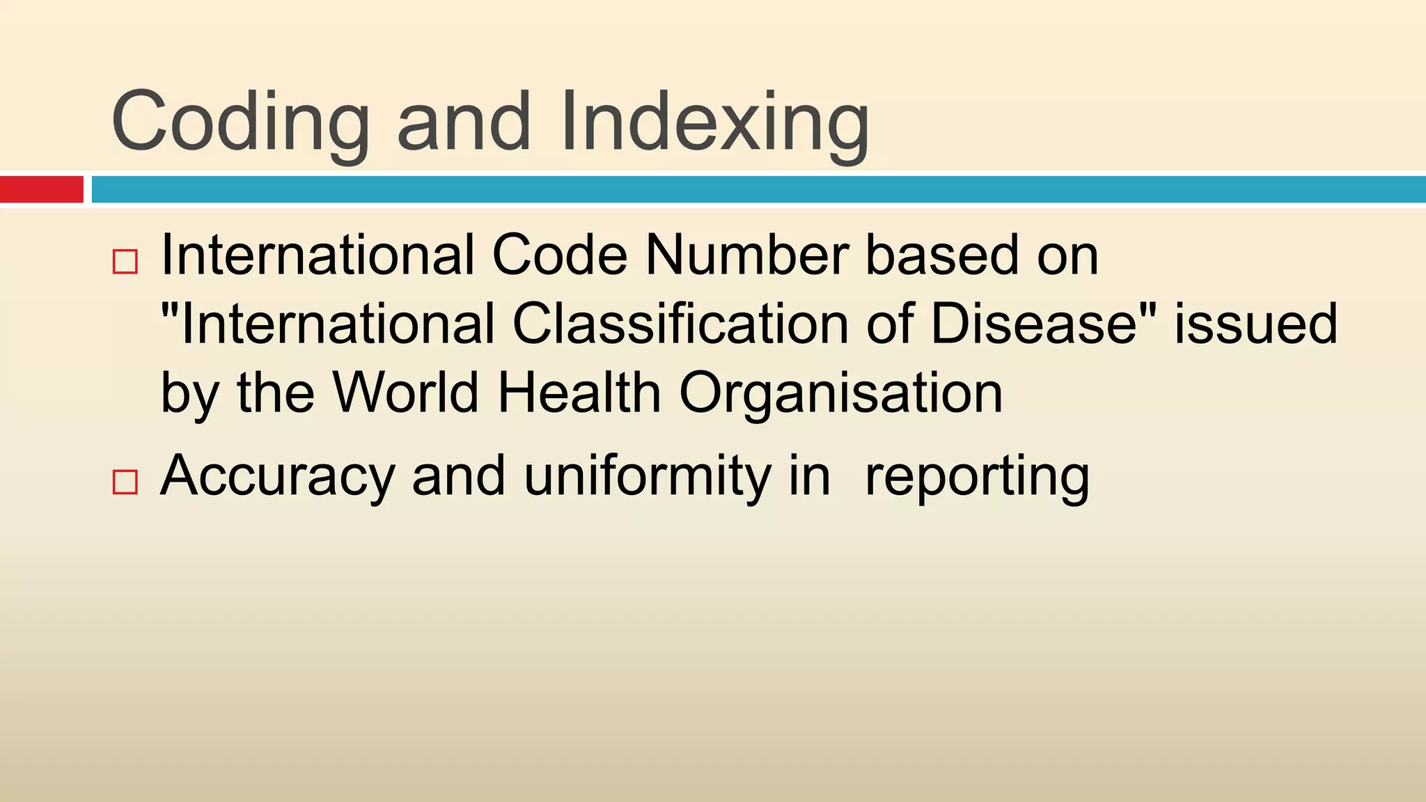 Medical records department | PPTX