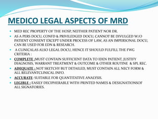 Medical Records Department | PPTX