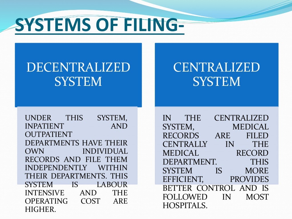 Medical Records Department
