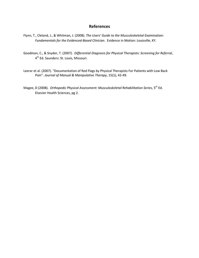 Medical Red Flags S.Houck PDF