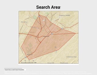 Search Area

5

5

Search Area to match Search Parameters

Note: The information presented herein is provided as is, without warranty of any kind. Prices are subject to change without notice. Neither Knoxville Area
Association of REALTORS® nor Realty Executives Associates Inc. assume any liability for errors or omissions. Please verify prior to making an investment decision

 