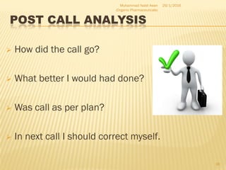 Sample Post Call Doctor Medical representative day | PDF