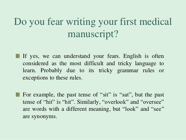 Medical paper writers