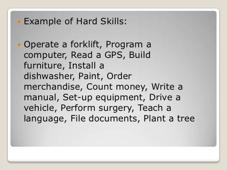 Sample of skills and qualifications for a resume