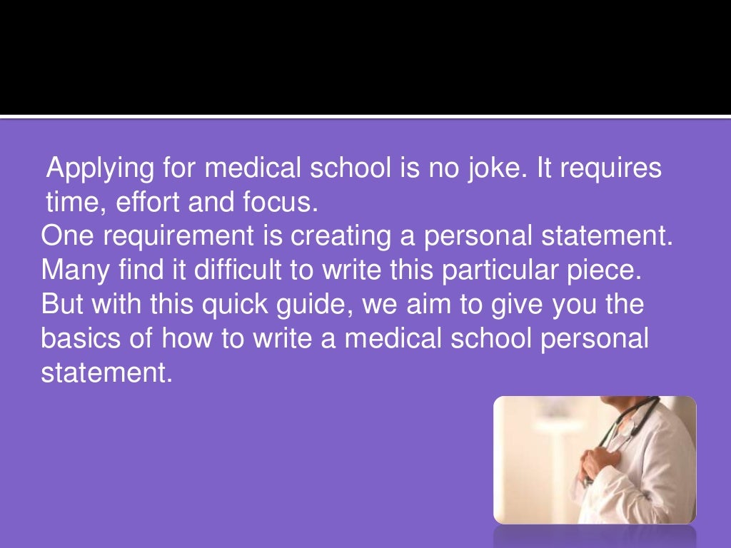 Quick Guide Medical School Admission Requirements