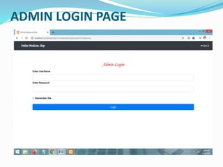 ADMIN LOGIN PAGE
 
