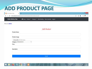 ADD PRODUCT PAGE
 