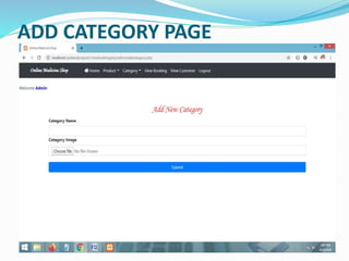 ADD CATEGORY PAGE
 