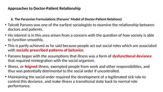 Medical Sociology (1HO) and introduction | PPTX