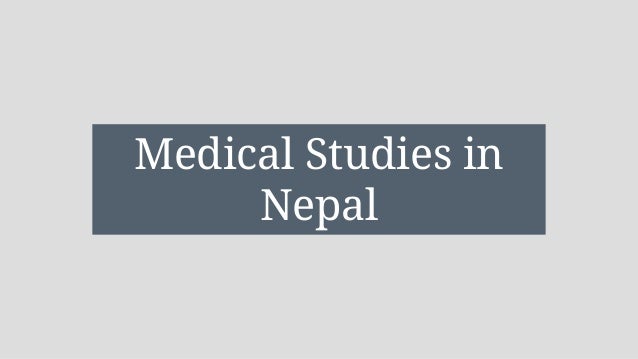 Image result for medical studies in nepal
