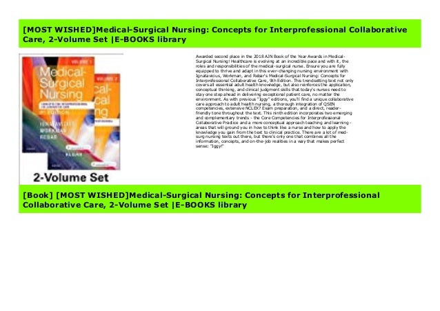 Most Wishedmedical Surgical Nursing Concepts For - 