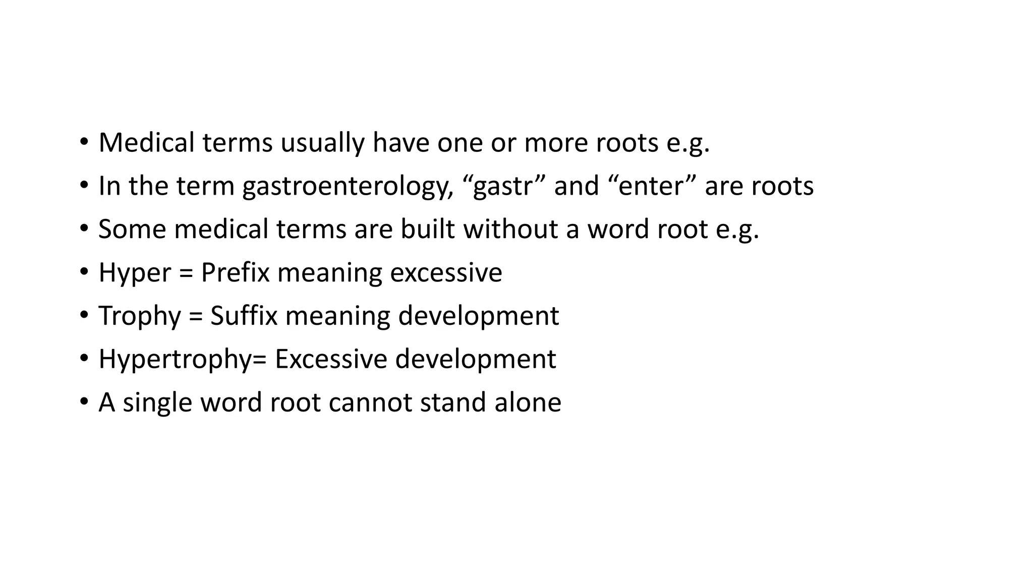 medical terminology.pptx | Medical Health