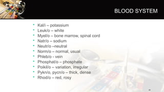 medical terminology in the medical field | PPTX