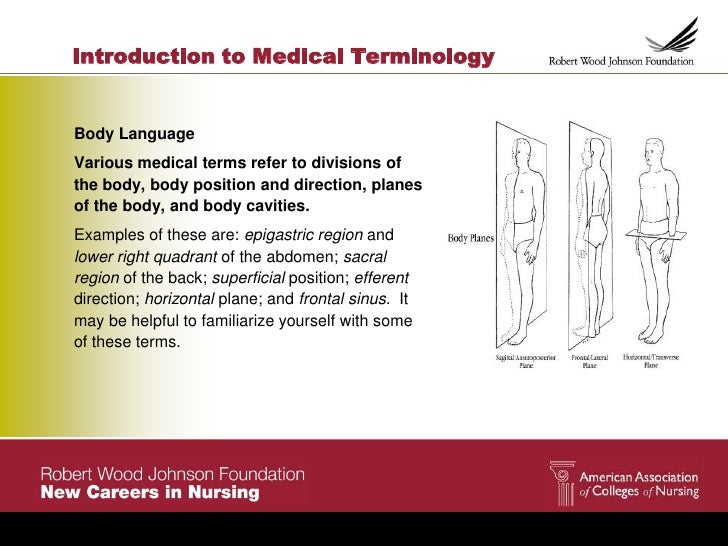 Medical terminology 2012