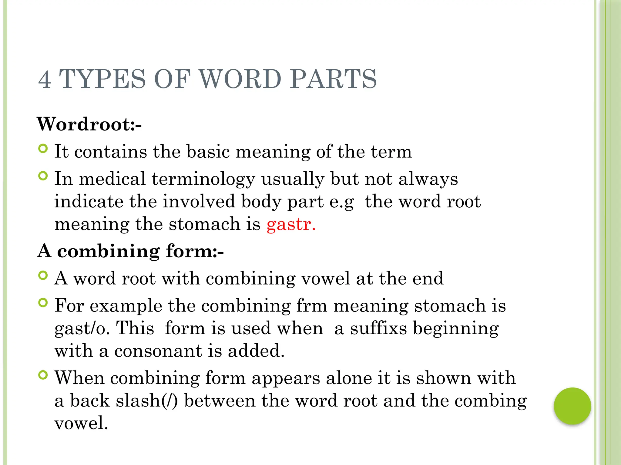 these are simple ,medical terminology notes | PPTX