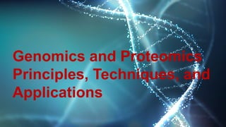 Medical Thesis by Slidesgo Principles and application of Genomics and ...