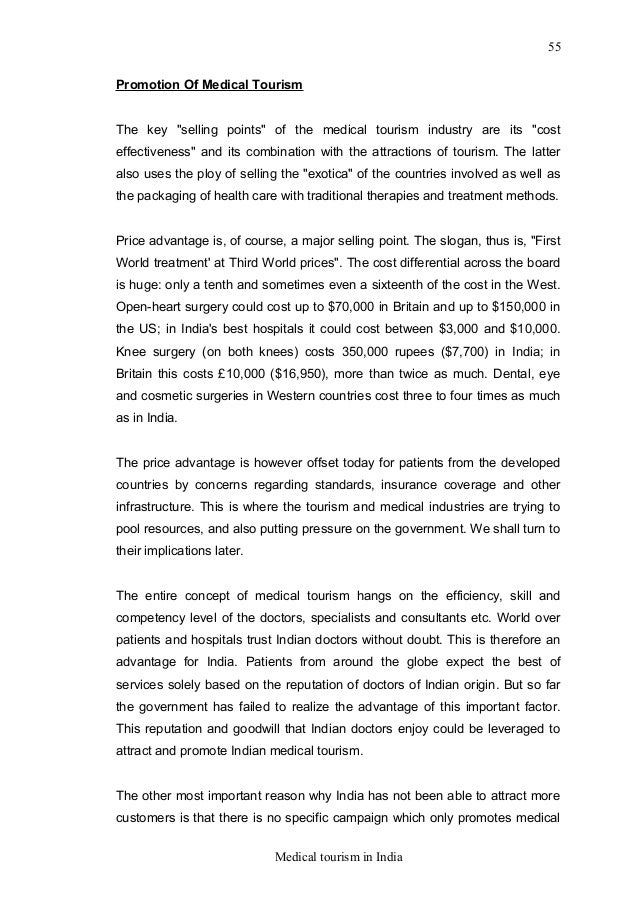 essay on scope of medical tourism in india Tourism in india is economically important and is growing rapidly in october 2015, india's medical tourism sector was estimated to be worth us$3 billion. essay on scope of medical tourism in india Tourism in india is economically important and is growing rapidly in october 2015, india's medical tourism sector was estimated to be worth us$3 billion.