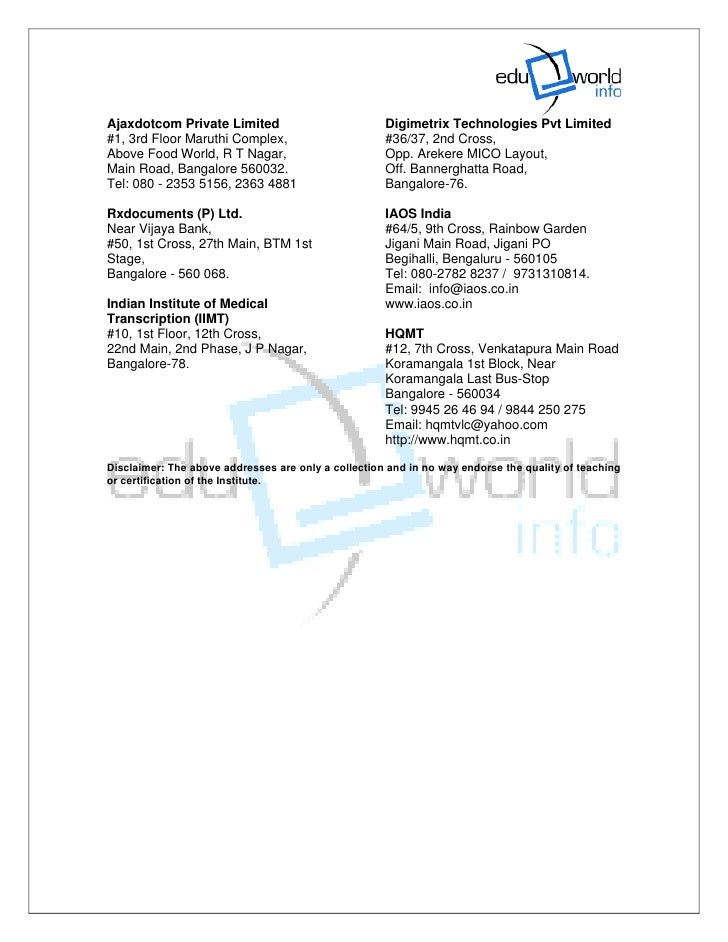 medical transcriptions course medical transcriptions course