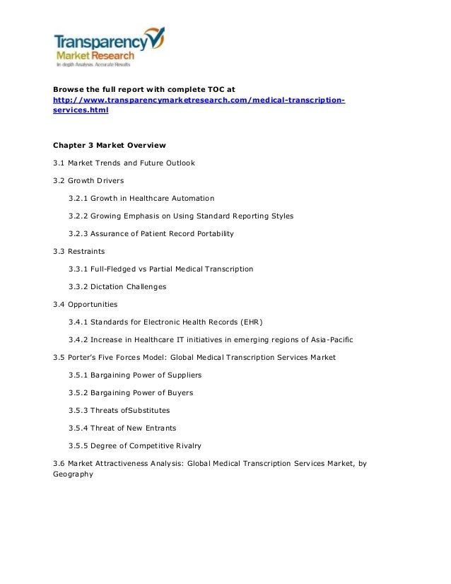 medical transcription sample