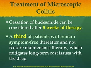 Medical Treatment of Microscopic Colitis | PPTX