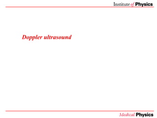 Doppler ultrasound 