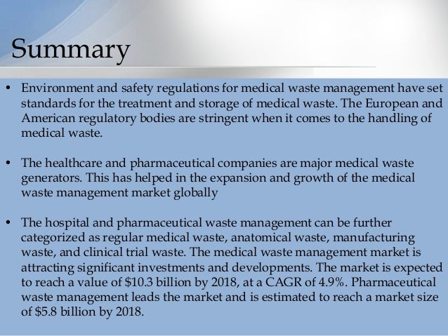 medical waste management market by sector Below are just some reports on the waste and recycling management sector • european hazardous waste management services market and medical waste management. medical waste management market by sector Below are just some reports on the waste and recycling management sector • european hazardous waste management services market and medical waste management.