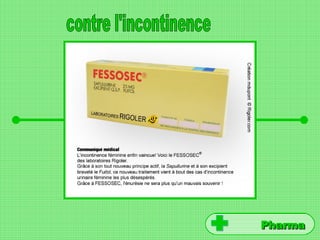 contre l'incontinence Pharma 