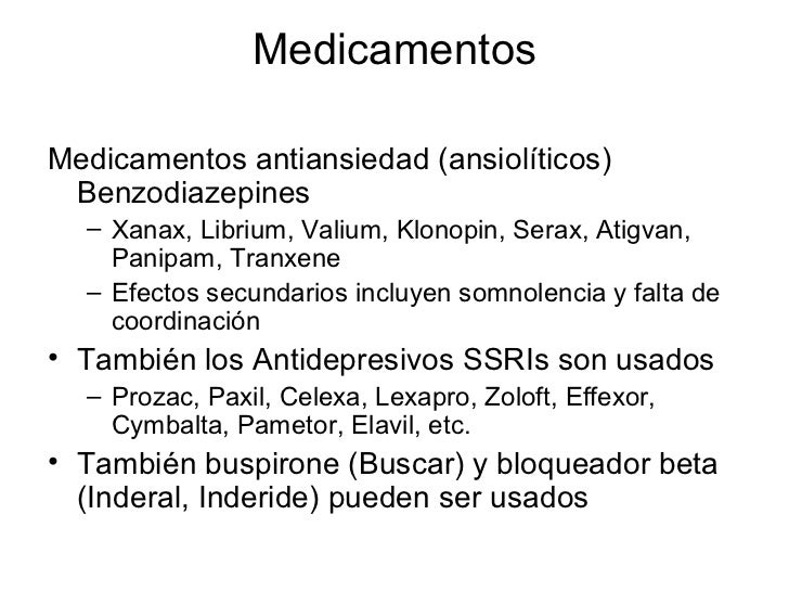 xanax del efectos adversos