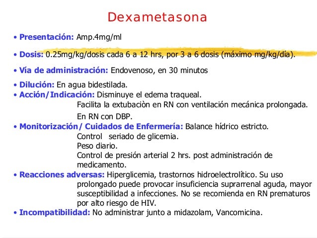 Medicamentos neonatologia Medicamentos neonatologia