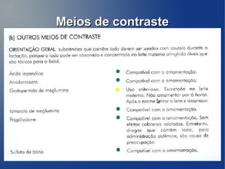 Meios de contraste
 