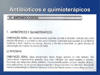 Antibióticos e quimioterápicos




              r
 