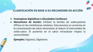 Inotropos Medicamentos Inotropos positivo y clasificación | PPTX