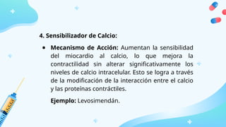 Inotropos Medicamentos Inotropos positivo y clasificación | PPTX