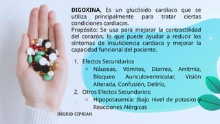 Inotropos Medicamentos Inotropos positivo y clasificación | PPTX