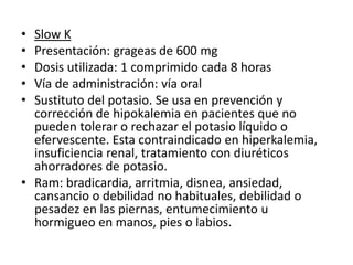 Clexane Presentación: jeringa prellenada de 40 mg en 0,4 ml; 80 mg en 0,8 mlDosis utilizada: 40 mg al día Vía de administración: subcutánea Heparina de bajo peso molecular, acción antitrombótica. De vida media más corta que la HNF, es mucho más específica por lo que se asocia a menos ram , menor incidencia de efectos autoinmunes lo que genera un producto más seguro y con menos riesgo de hemorragia