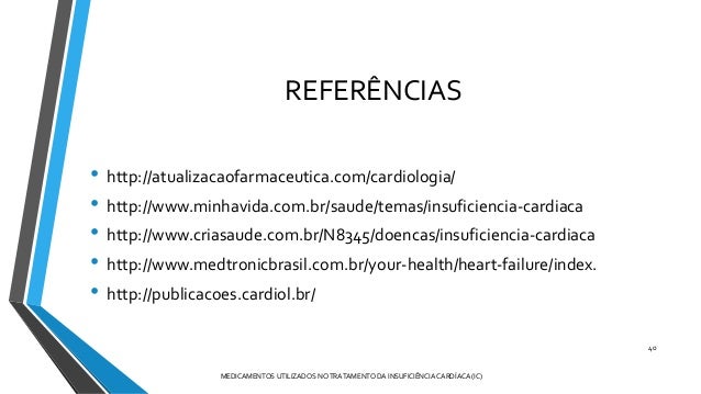 Medicamentos Utilizados No Tratamento Da Insuficiencia Cardiaca