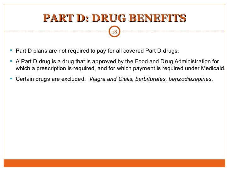 Is viagra covered under medicare part d