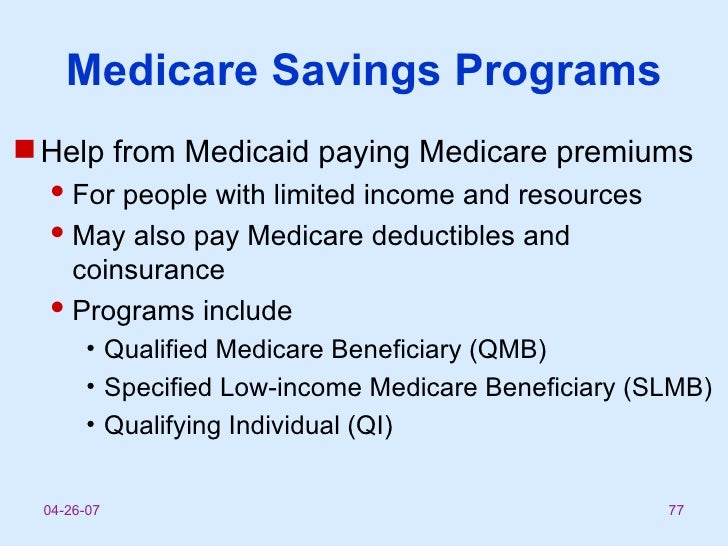 What Is The Qualified Medicare Beneficiary Program?