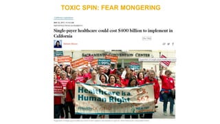 TOXIC SPIN: FEAR MONGERING
 