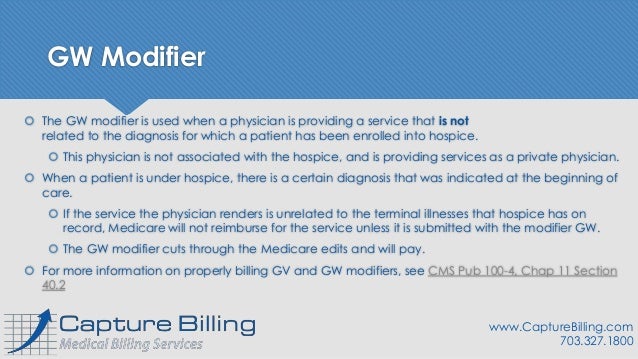 medicare modifiers