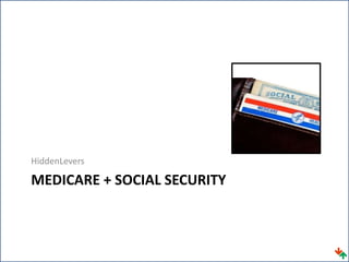 HiddenLevers
MEDICARE + SOCIAL SECURITY
 