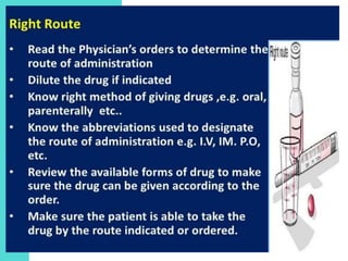 Medication administration