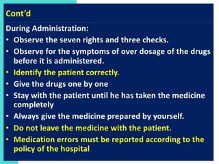 Medication administration