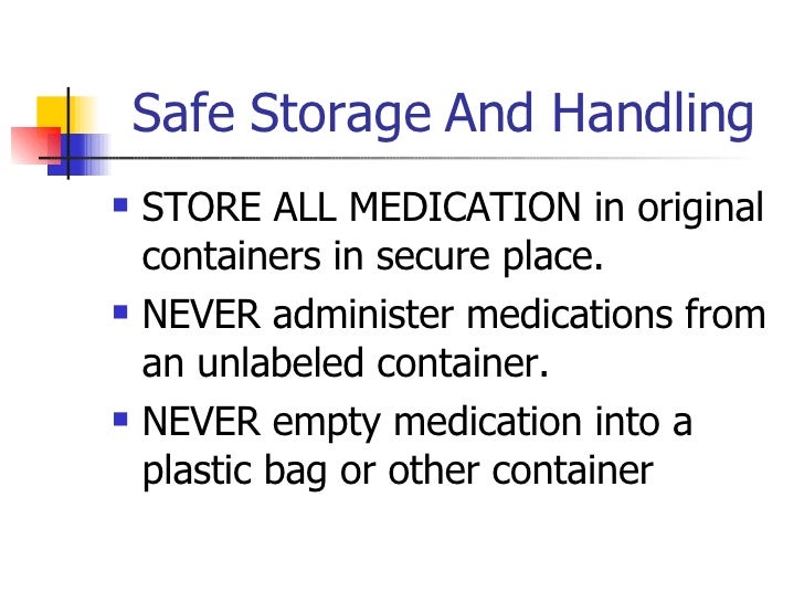 Medication Administration