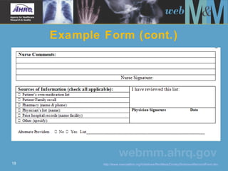 Medscheck Forms.pdf Medication Safety | PPT