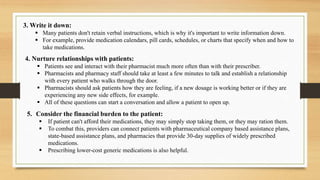 MEDICATION ADHERENCE.pptx D. Pharm 2nd Year CPM | PPTX