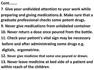 Medication administration | PPT