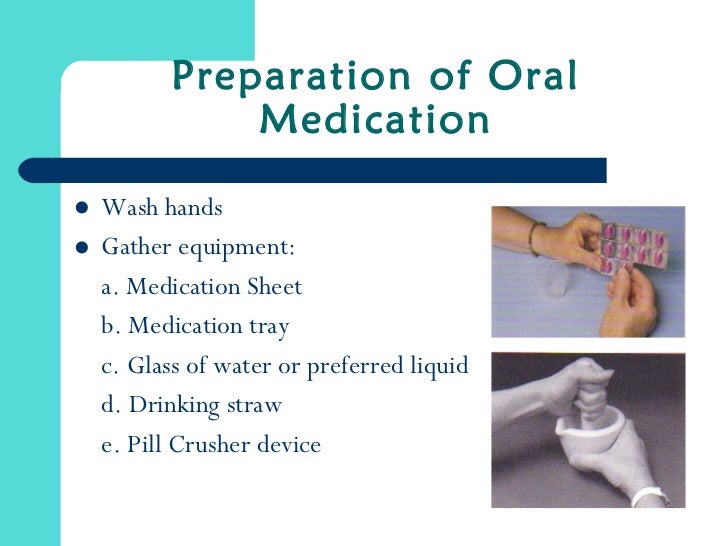 Medication administration